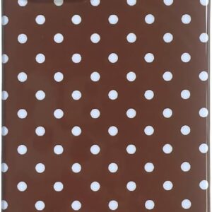 Brown polka dot phone case, retro cute aesthetic, classic simple and stylish patterned protective case, suitable for women/girls