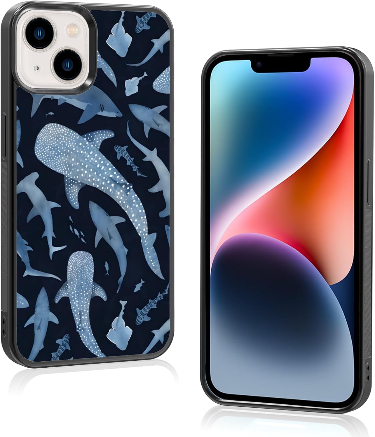 Cute blue shark phone case, suitable for women, teens, girls and children - Image 2
