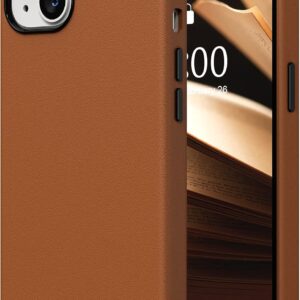 Phone Case - Premium Faux Leather (With Metal Buttons & Microfiber Lining) - Brown